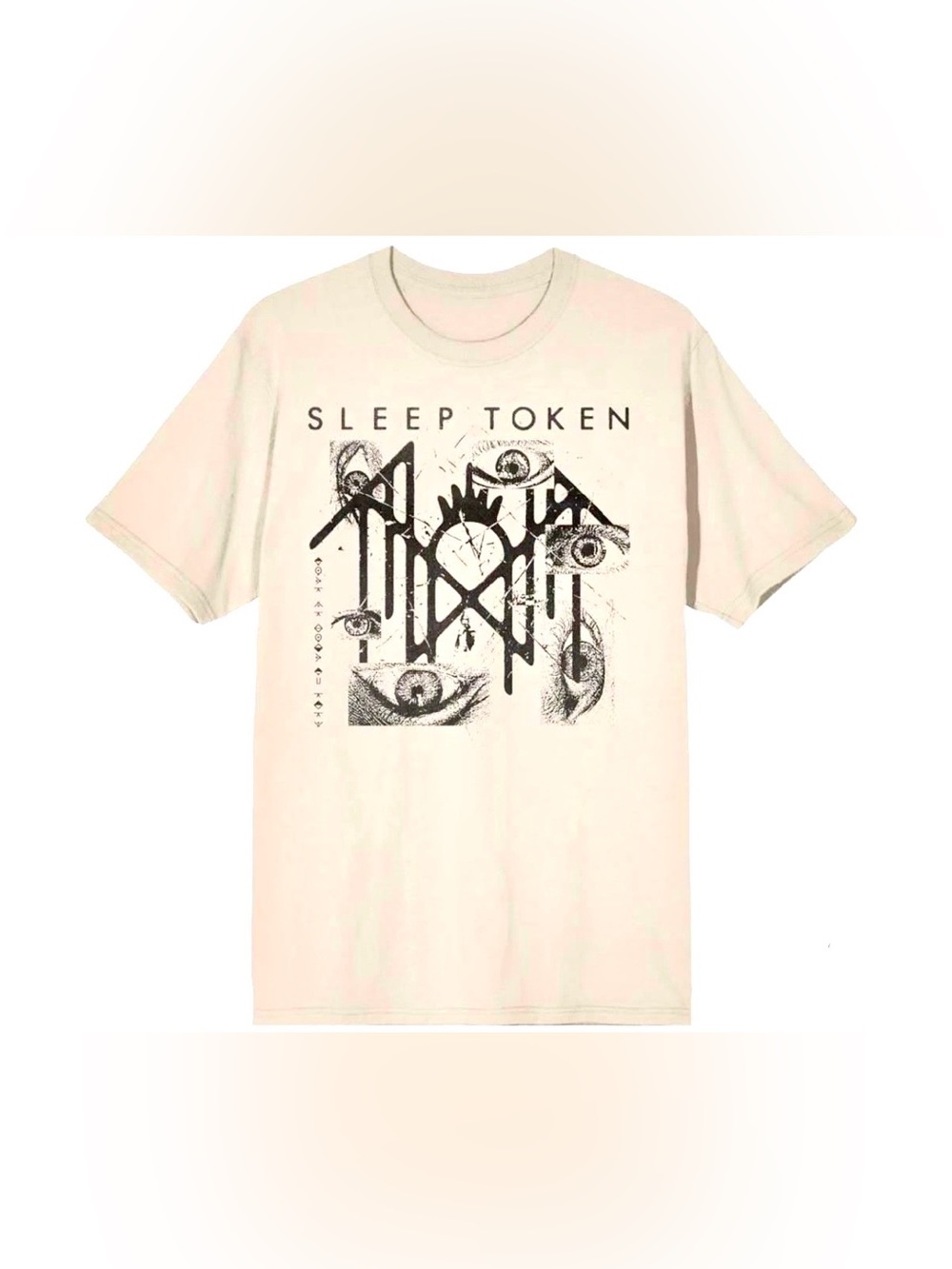 Sleep Token Cream Graphic Band Tee